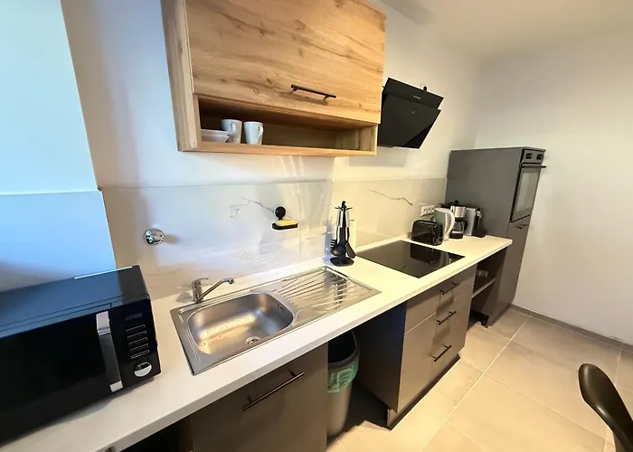 Business 5 Betten & Parkplatz Appartement *